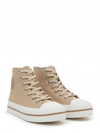 کفش کتانی و اسپرت زنانه بژ یو اس پولو