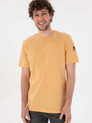 تی شرت مردانه خربزه ای یو اس پولو