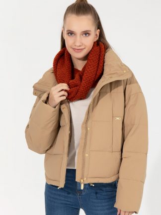 کاپشن زنانه شتری یو اس پولو