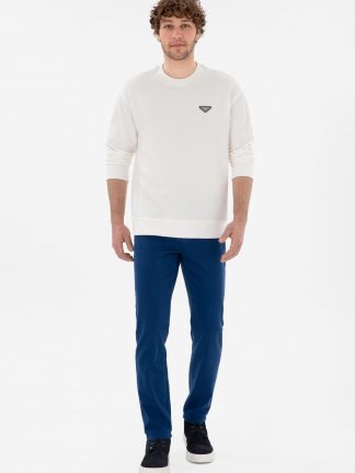 شلوار کتان مردانه نیلی یو اس پولو