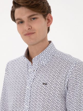 پیراهن مردانه سرمه ای یو اس پولو