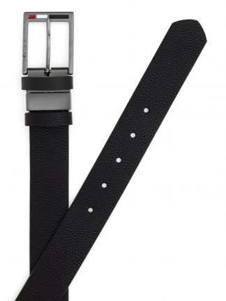 کمربند مردانه مشکی یو اس پولو