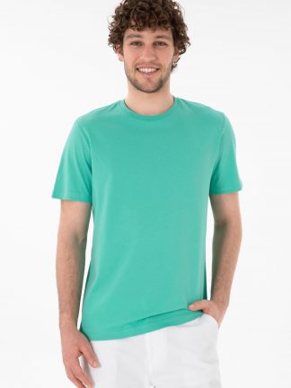 تی شرت مردانه نعنایی یو اس پولو