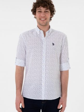 پیراهن مردانه سرمه ای یو اس پولو