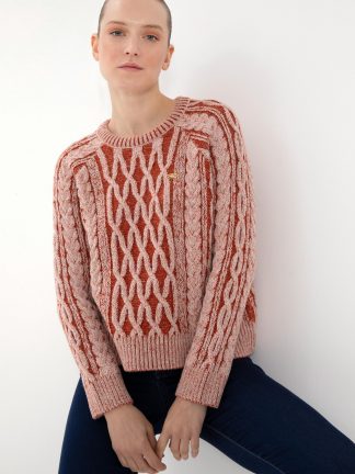 پلیور زنانه کرم یو اس پولو