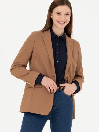 کت زنانه نارگیلی یو اس پولو