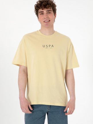 تی شرت مردانه خاکی روشن یو اس پولو