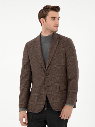 کت مردانه قهوه ای پیرکاردین