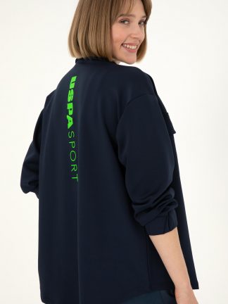 شومیز زنانه سرمه ای یو اس پولو