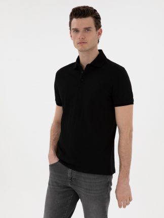 پولوشرت مردانه مشکی پیرکاردین