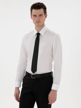 پیراهن رسمی مردانه سفید پیرکاردین