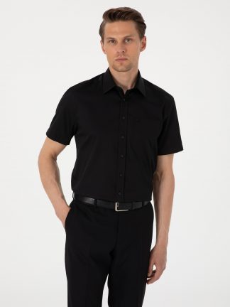 پیراهن رسمی مردانه مشکی پیرکاردین