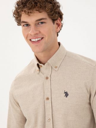 پیراهن مردانه بژ یو اس پولو