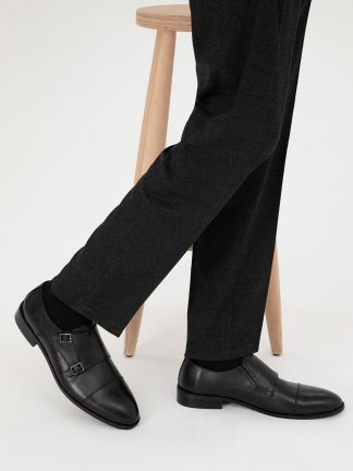 کفش رسمی مردانه مشکی پیرکاردین