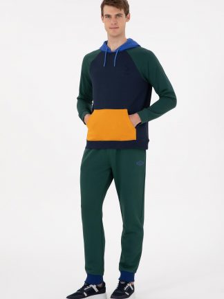 شلوار راحتی مردانه سبز تیره یو اس پولو