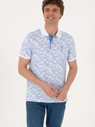 پولوشرت مردانه آبی یو اس پولو