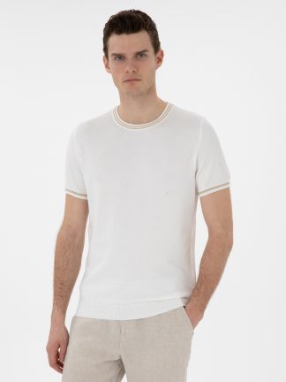 تی شرت مردانه بژ پیرکاردین