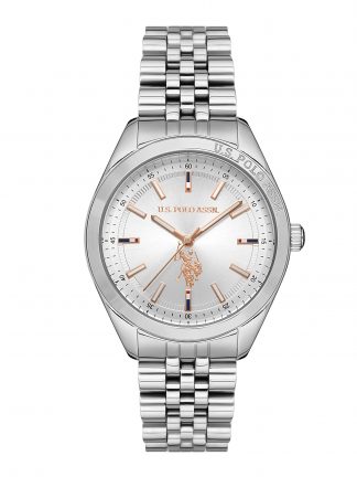 ساعت مچی زنانه خاکی ملانژ یو اس پولو