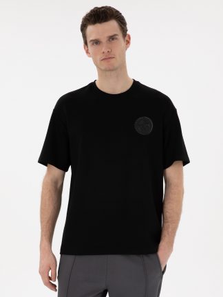 تی شرت مردانه مشکی پیرکاردین