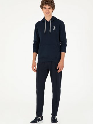 شلوار راحتی مردانه سرمه ای یو اس پولو