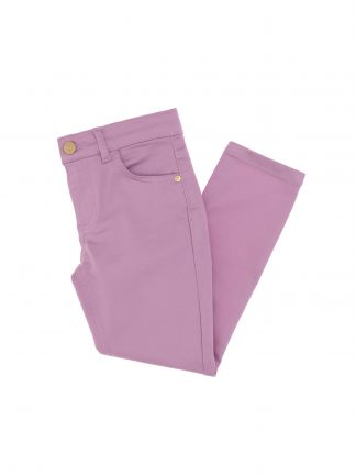 شلوار کتان دخترانه صورتی یو اس پولو