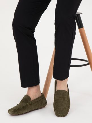 کفش لوفر مردانه خاکی روشن پیرکاردین