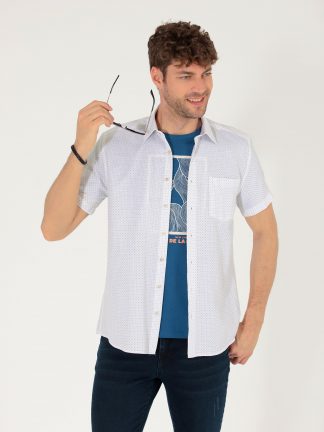 پیراهن آستین کوتاه مردانه پیرکاردین