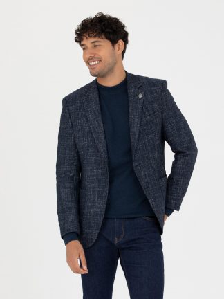 کت مردانه آبی لاجوردی روشن پیرکاردین