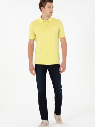 شلوار جین جذب مردانه آبی تیره یو اس پولو