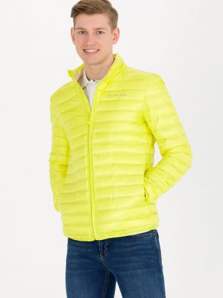 کاپشن مردانه زرد روشن یو اس پولو