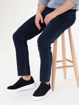 کفش روزمره مردانه سرمه ای پیرکاردین