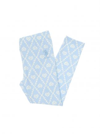 شلوار راحتی دخترانه آبی روشن یو اس پولو