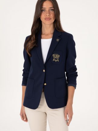 کت زنانه سرمه ای یو اس پولو