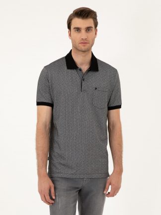 پولوشرت مردانه مشکی پیرکاردین