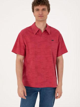 پولوشرت مردانه آلبالویی یو اس پولو