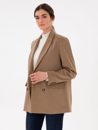 کت زنانه شتری پیرکاردین