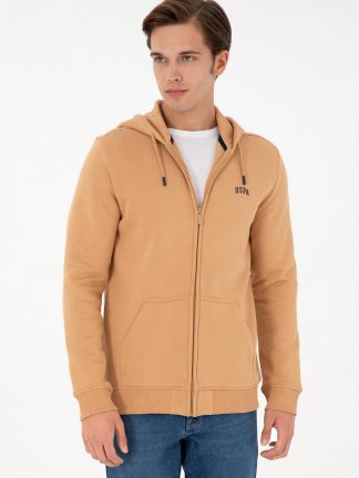 هودی مردانه شتری یو اس پولو