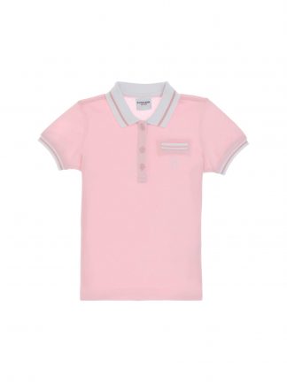 پولوشرت دخترانه صورتی روشن یو اس پولو