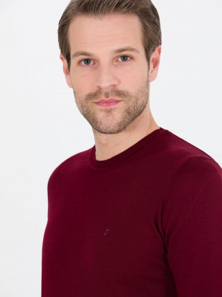 پلیور مردانه قرمز پیرکاردین