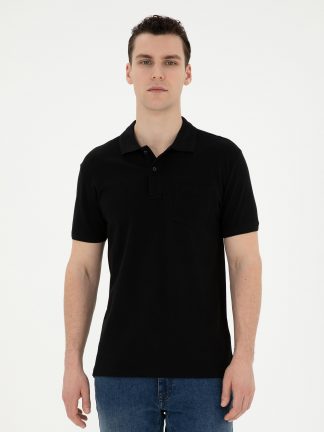 پولوشرت مردانه مشکی پیرکاردین