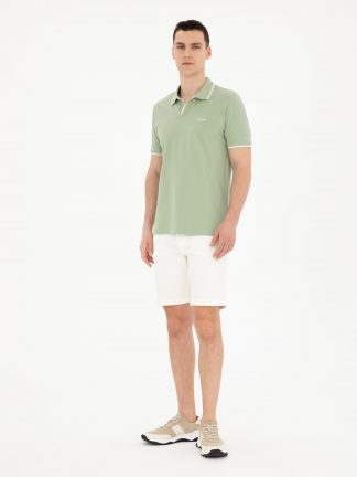 شلوارک مردانه بژ پیرکاردین