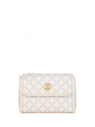 کیف دوشی زنانه سفید پیرکاردین