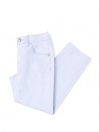 شلوار کتان پسرانه آبی روشن یو اس پولو