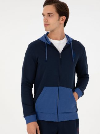 هودی مردانه سرمه ای یو اس پولو