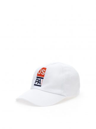 کلاه کپ مردانه سفید یو اس پولو