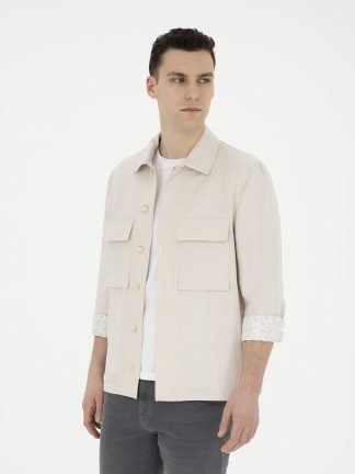 کت مردانه بژ پیرکاردین