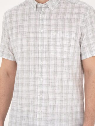 پیراهن آستین کوتاه مردانه سبز پیرکاردین