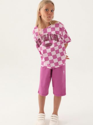 لباس خواب دخترانه یاسی یو اس پولو