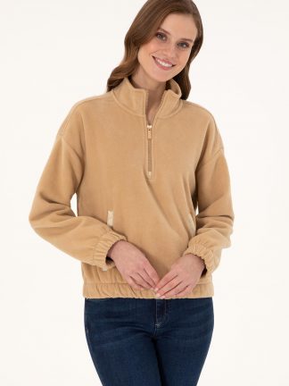 سویشرت زنانه بژ یو اس پولو