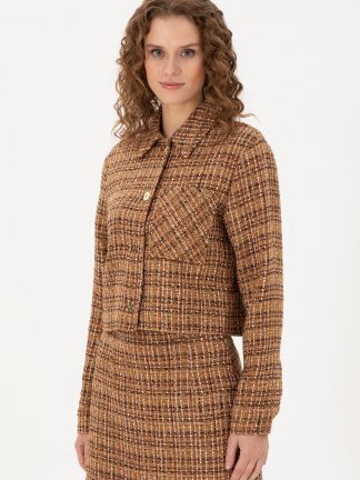 کت زنانه نارگیلی یو اس پولو